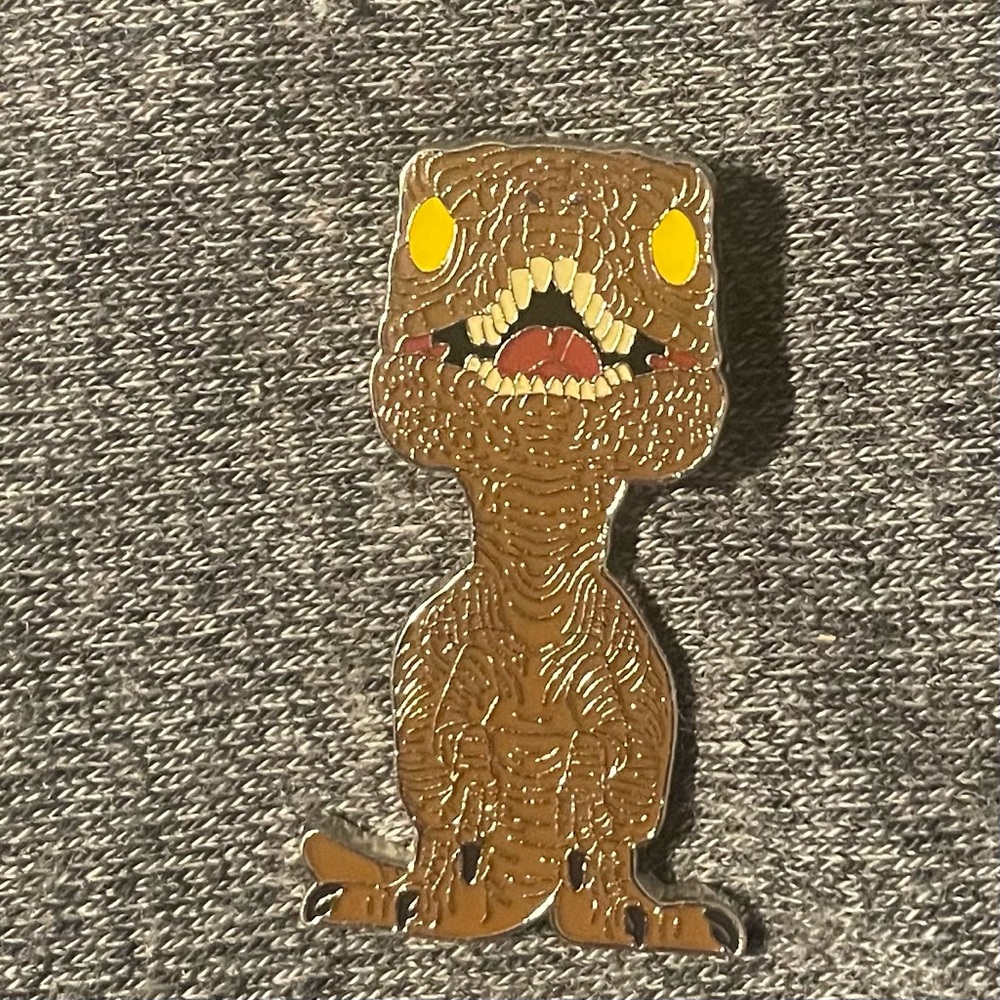 Funko Pop Pin Jurassic Park
Dinosaur T-Rex l"x1.5" Enamel Pin